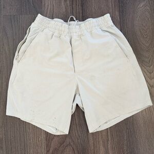 MENS LULULEMON PACE BREAKER UNLINED SHORT SIZE SMALL - 7"